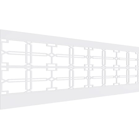 Ekena Millwork 32"H x 94 1/2"W Englewood PVC Wainscot Paneling Kit WPK32X94EWD